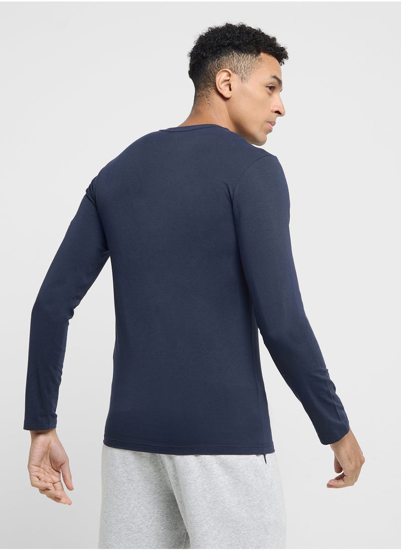 EMPORIO ARMANI Logo Crew Neck T-Shirt  - Image 2