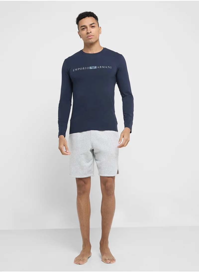 EMPORIO ARMANI Logo Crew Neck T-Shirt