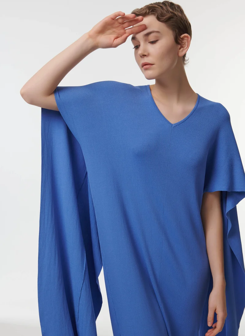 leem  Ribbed Knitted Kaftan for Women | Best Price UAE