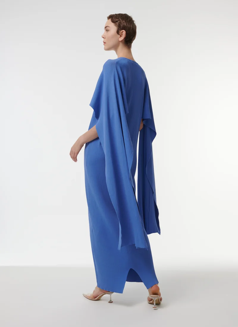 leem  Ribbed Knitted Kaftan for Women | Best Price UAE