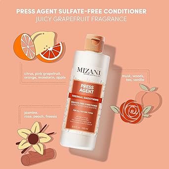 Mizani بلسم ميزاني المهدئ تركيبة مرطبة ومفككة للشعر تحضر الشعر للتصفيف الحراري مدعوم بزيت الأركان ومستخلص الأغاف خالي من الكبريتات بلسم مهدئ 250 مل - Image 2