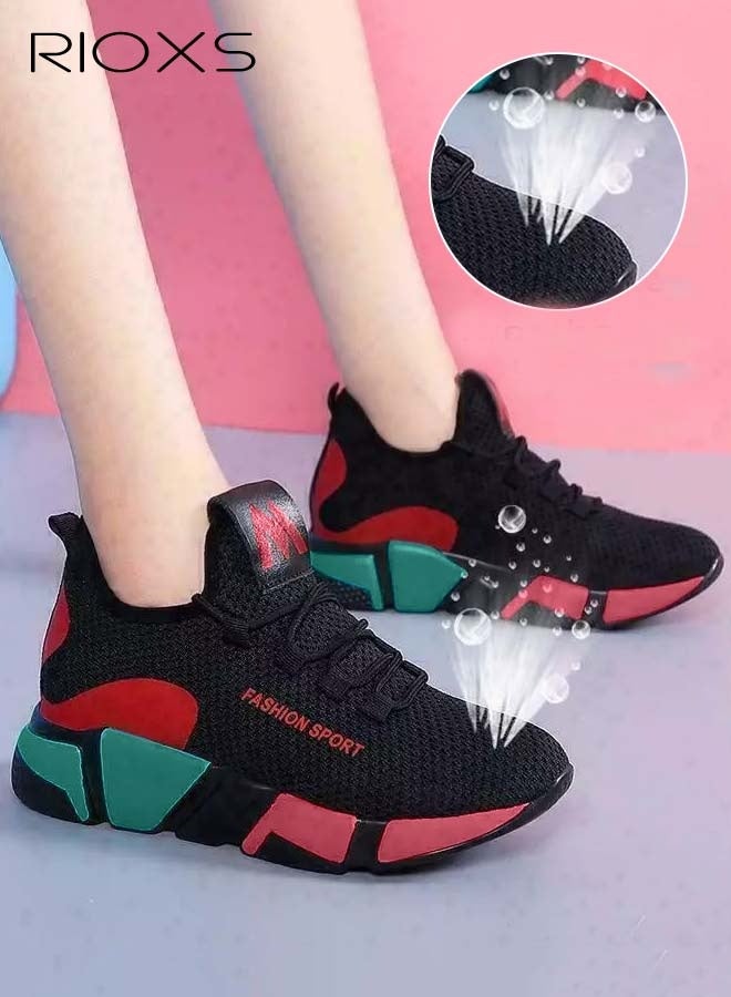 ريوكس الأحذية الرياضية النسائية، الأحذية الرياضية القابلة للتنفس، الأحذية الرياضية غير الرسمية للجري أثناء المشي، أحذية الآنسة النسائية الرياضية، المدربات الفردية المطاطية اللينة المضادة للانزلاق، أحذية التنس للسيدات للأنشطة في الهواء الطلق - Image 3