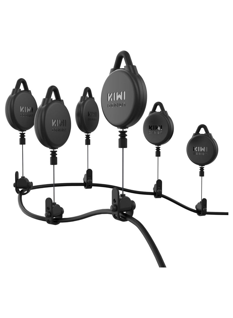 KIWI design V2 VR Pulley System - Black (6 Packs) - Image 1