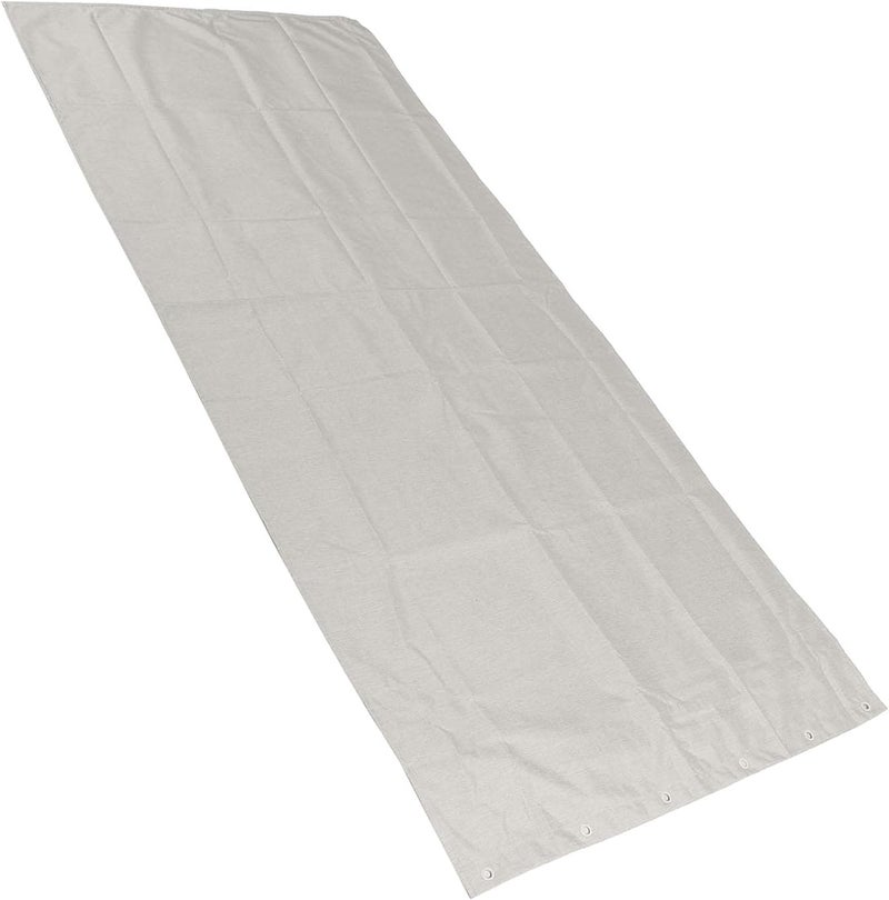 Shower Curtain Linen - Like Polyester Fabric, Waterproof Bath Curtain, Beige 80x180cm - Quick Drying, Ideal for Home and Hotel Bathrooms - Image 5
