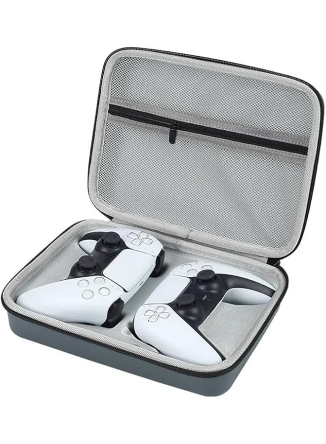Dual Controller Carrying Case for PS4 PS5 DualSense Gamepad Hard EVA Storage Bag Shockproof Waterproof Travel Carry Case - Image 1
