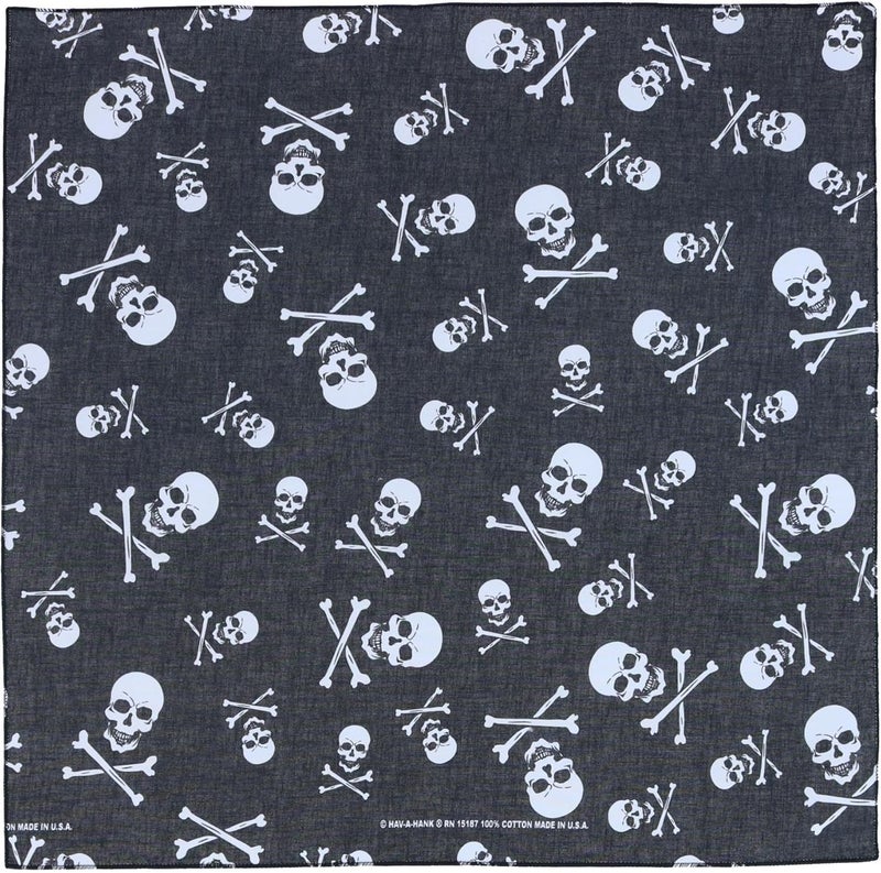 CTM Skull  Crossbones Bandana - Image 1