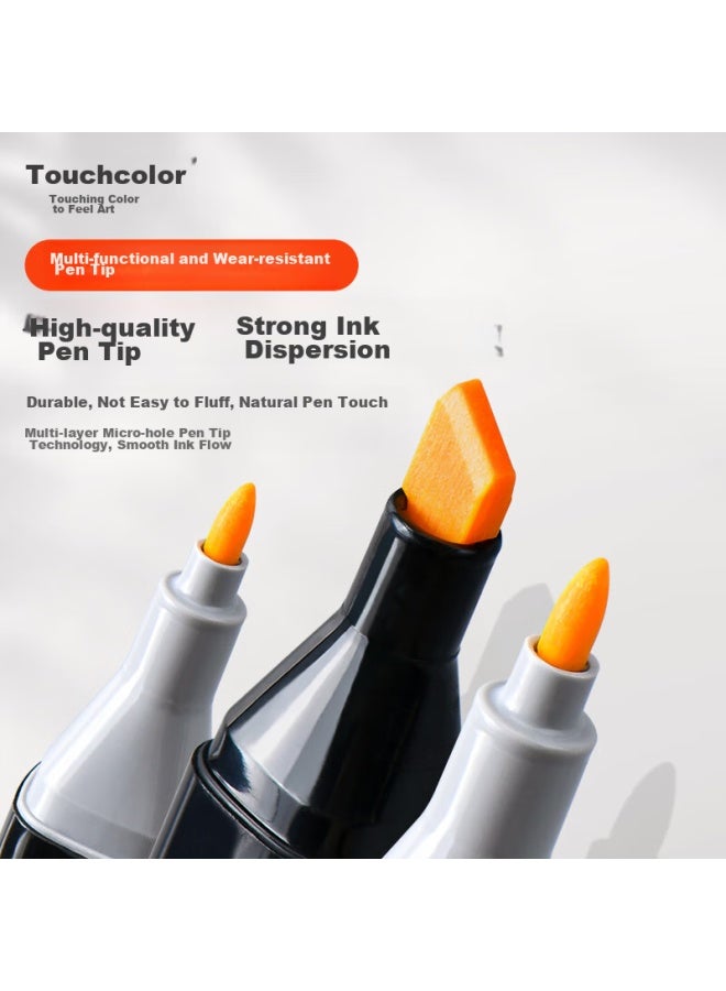 Touchcolor Dual-tip Markers For Students, Oil-based Art Set For Comic Design, Elementary School, Children, Middle School, Watercolor Pens, Anime, 120 Colors, Kindergarten, Colorful Pens, Refillable - Image 2