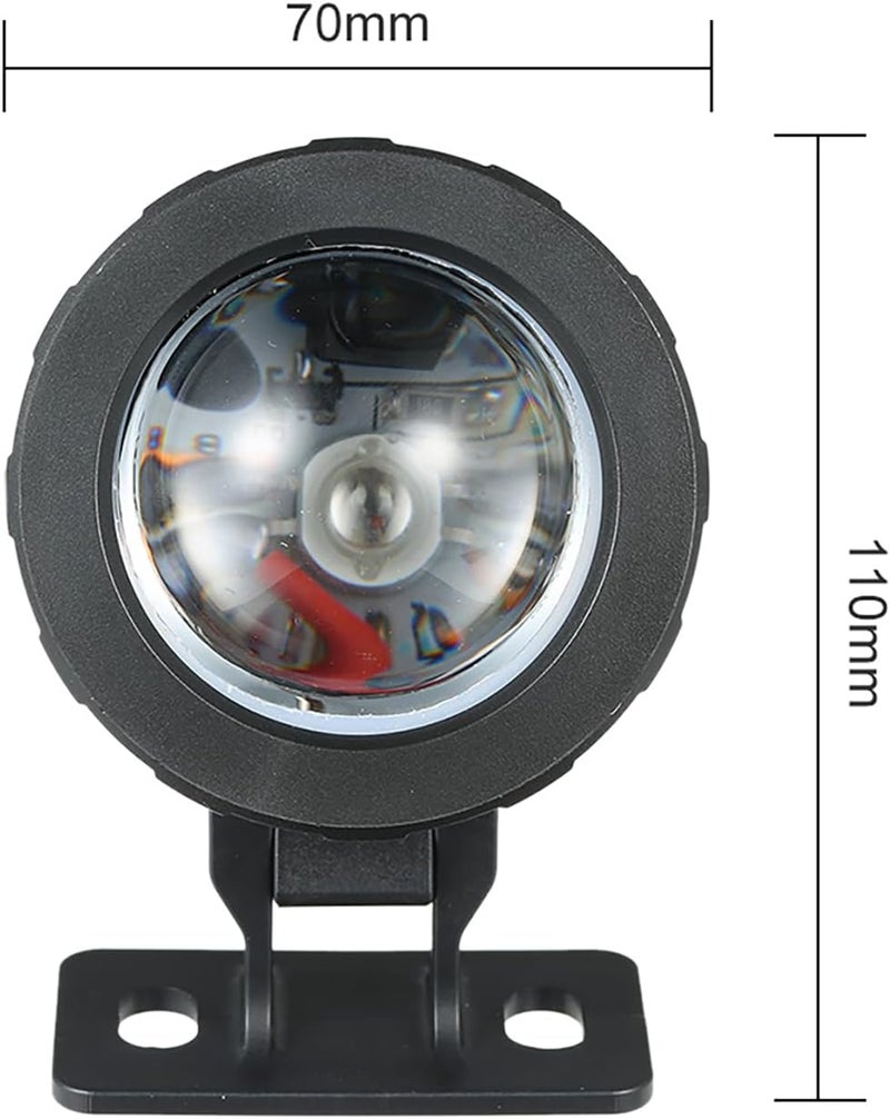 Haofy 10W RGB LED Spotlight Super Bright 16 Colors Changing Light with Remote Control Lighting Modes IP66 for Home Garden Decoration (Black) - Image 5