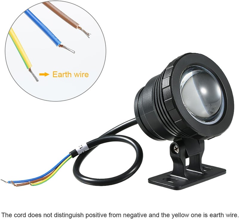 Haofy 10W RGB LED Spotlight Super Bright 16 Colors Changing Light with Remote Control Lighting Modes IP66 for Home Garden Decoration (Black) - Image 3