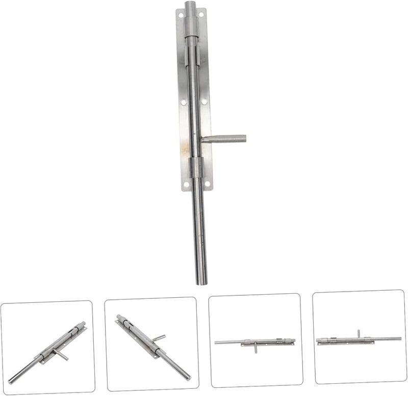 أقفال بوابات الأسوار الحديدية الخارجية من الفولاذ المقاوم للصدأ - مزلاج قوي وسهل التركيب - Image 4