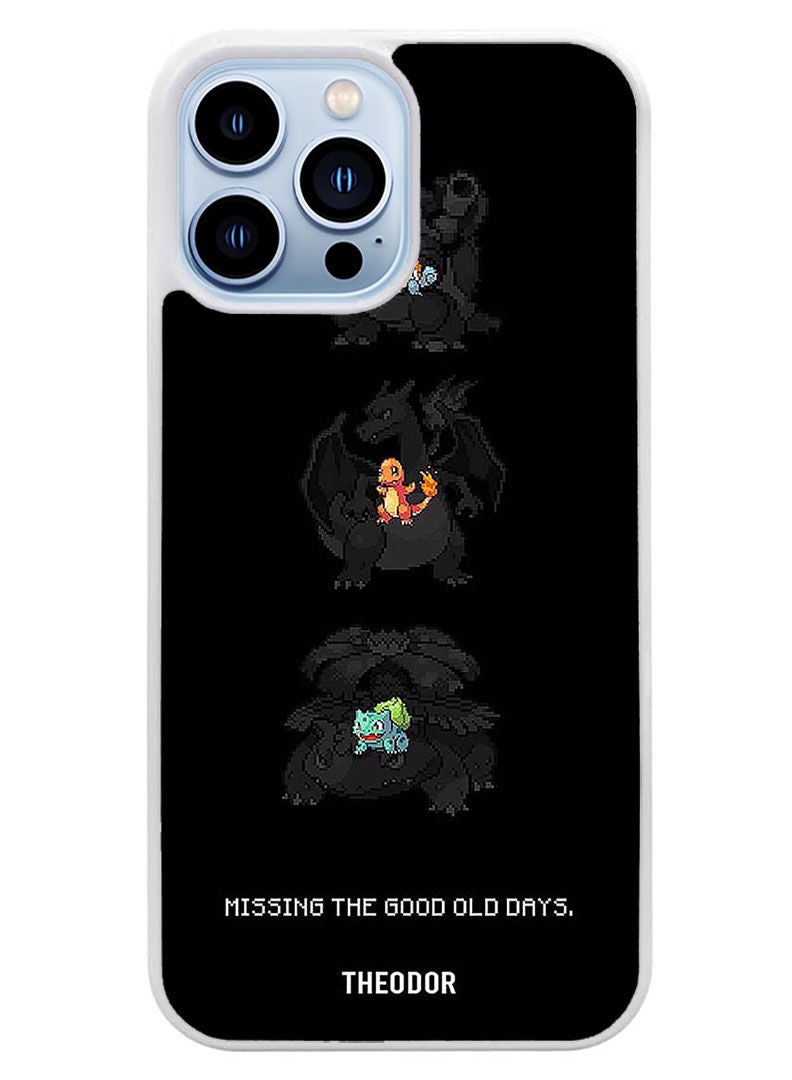 Theodor Protective Case Cover For APPLE IPHONE 14 Pro pokemon(White Bumper) - Image 1