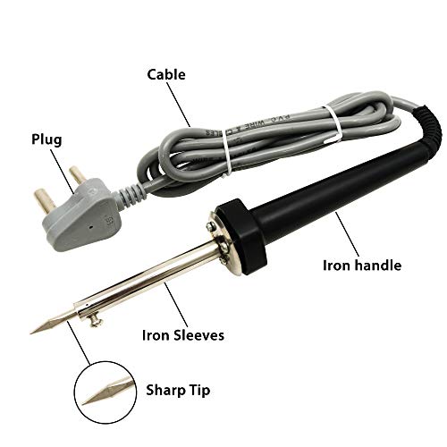 Electronicspices Electronic spices Heavy Duty 30W Pencil Type soldering Iron Copper Tip With long PVC Wire 230V - Image 3