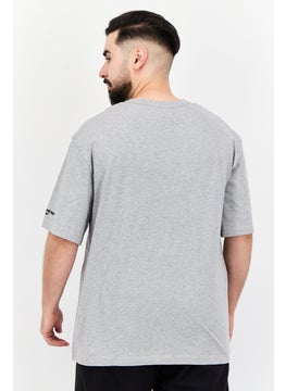 Reebok Men Sportswear Fit Short Sleeves Outdoor T-Shirt, Grey  - Image 3