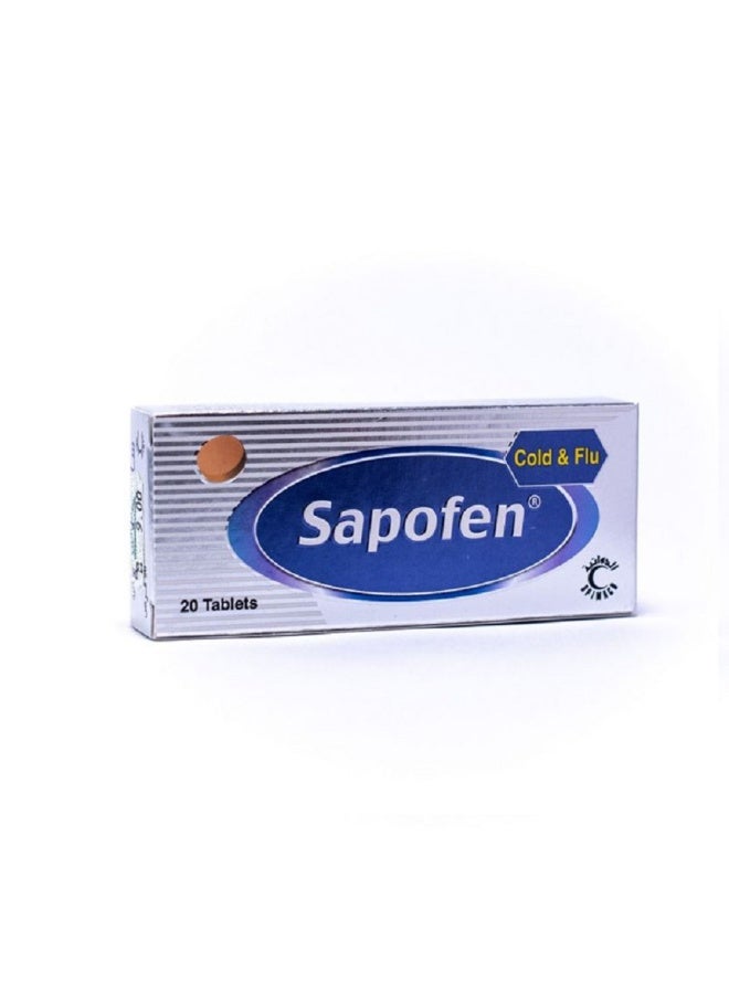 Cold And Flu Tablets 20s Cough Fever Headache Body Pain Relief Tablets
