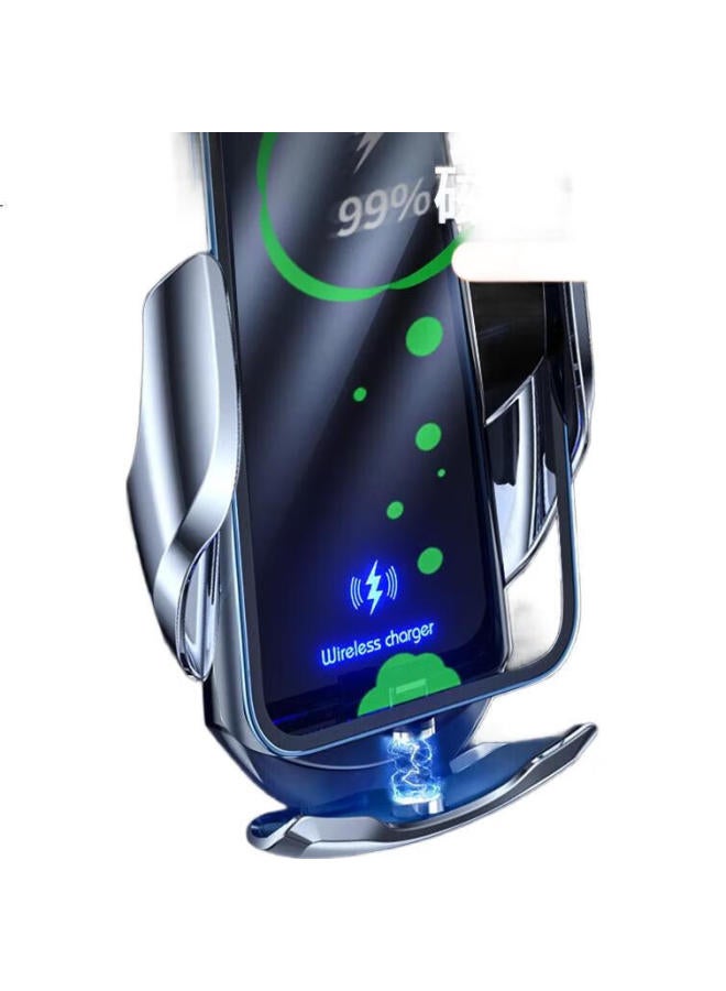 Ornaments Huashi Car Mount Wireless Charger Car Charger Navigation Buckle Automatic Induction Fixer - Image 3