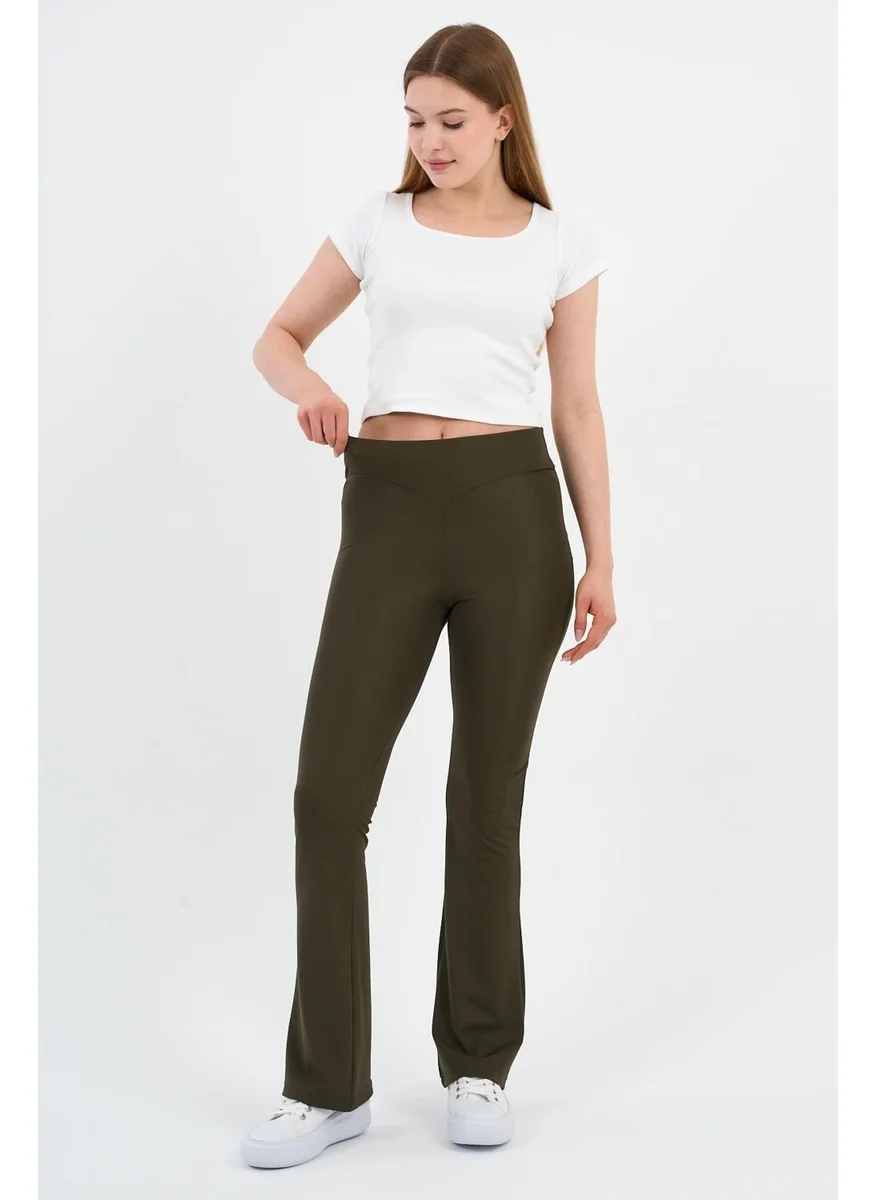 Alexander Gardi Alexandergardi High Waist Flared Leggings (B24-0010-WN)
