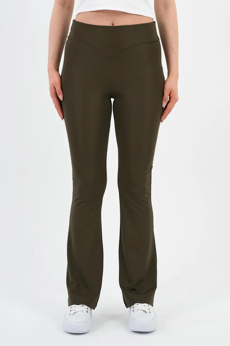 Alexander Gardi Alexandergardi High Waist Flared Leggings (B24-0010-WN)