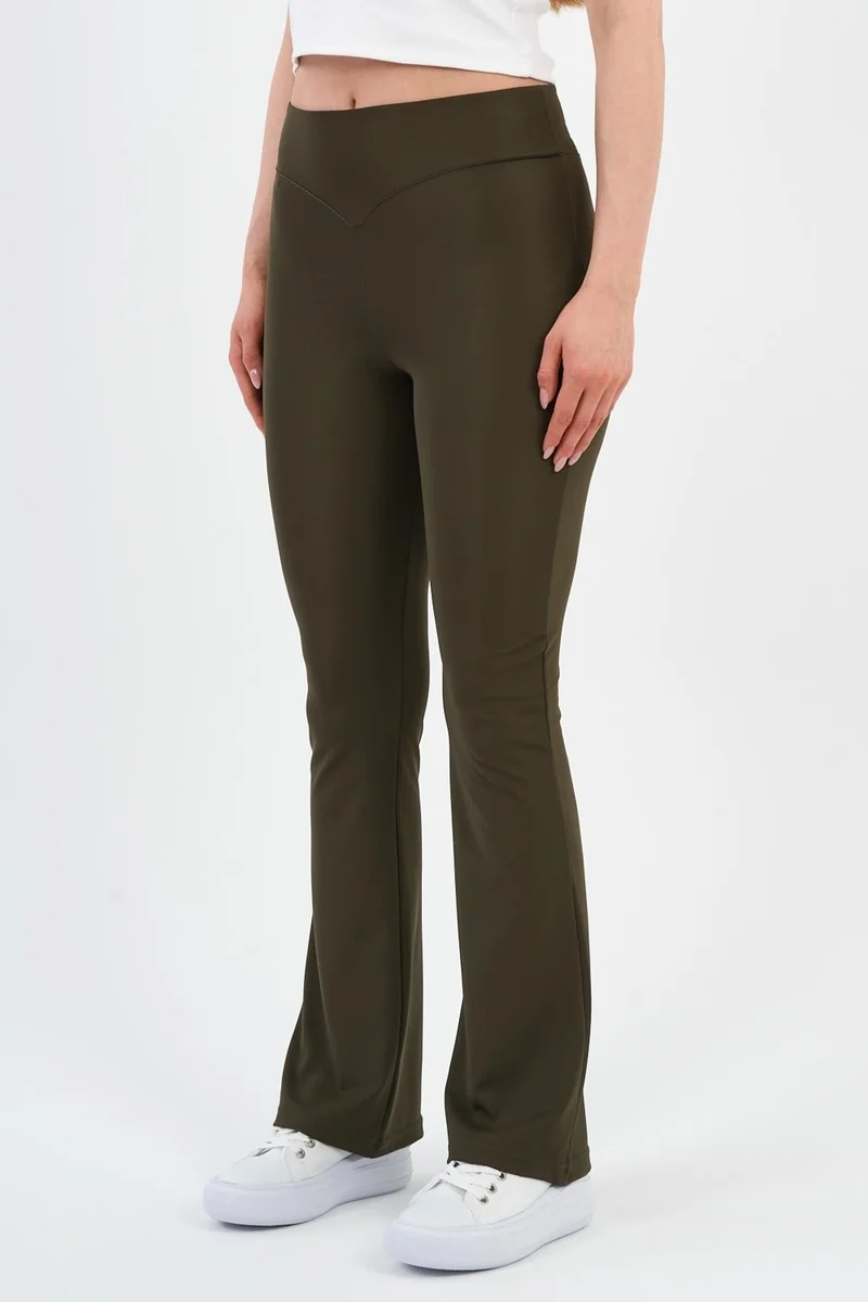 Alexander Gardi Alexandergardi High Waist Flared Leggings (B24-0010-WN)