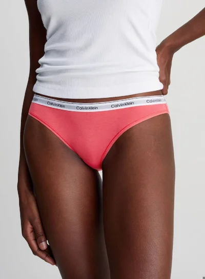 CALVIN KLEIN Women's 3 Pack Low Rise Bikini Briefs -  cotton stretch blend, Multi
