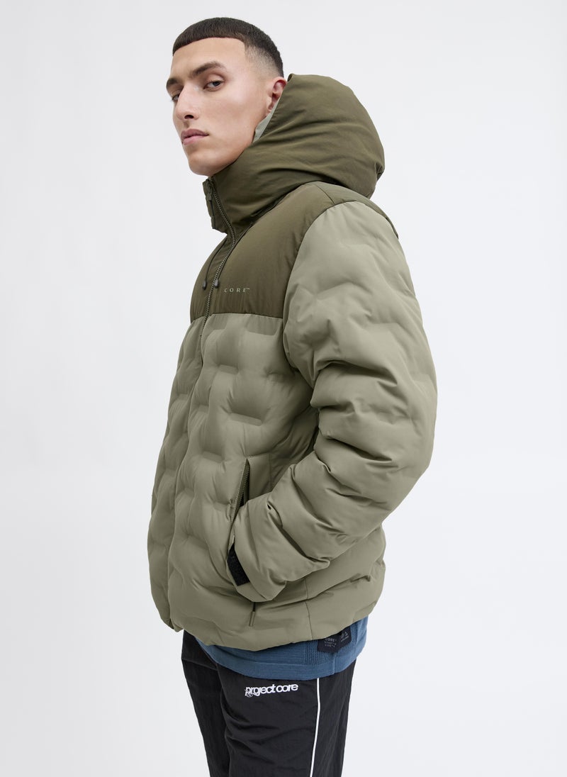 JACK & JONES Heat Quilted Puffer Jacket - Image 3