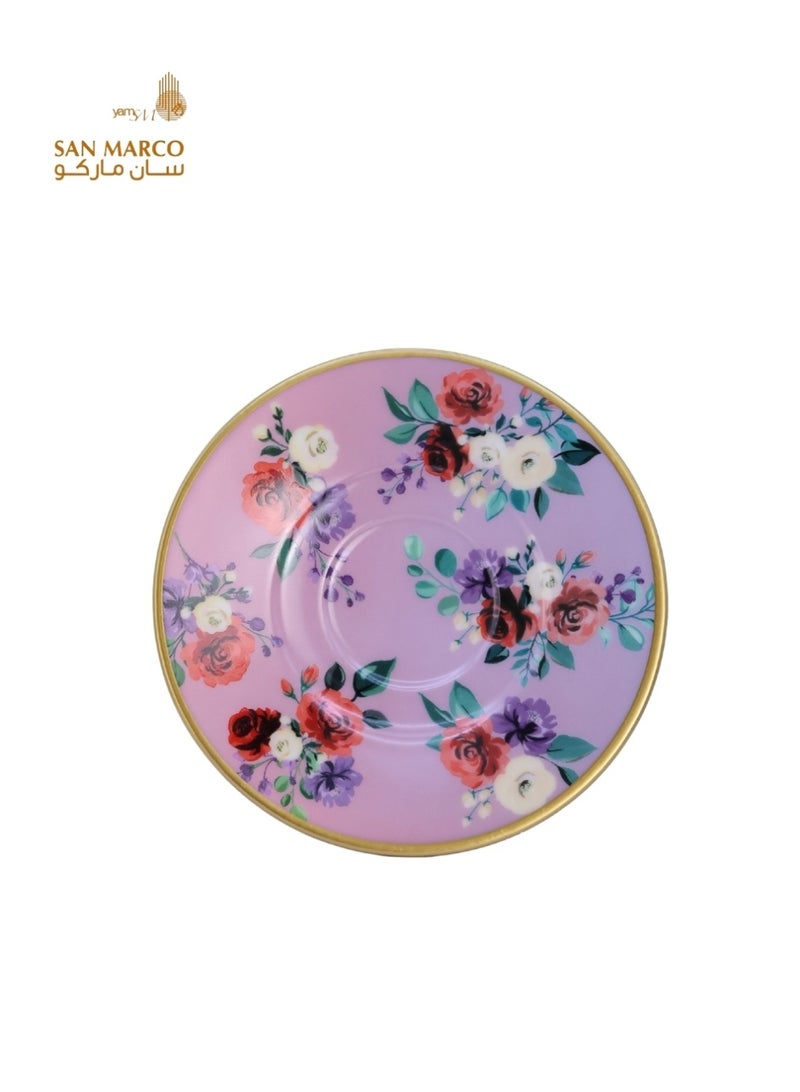 San Marco Rose Garden Luxury Tea Set – 12 Pieces - Image 3