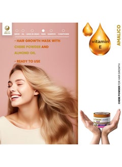 AMALICO Hair Treatment Mask with Chebe Powder - Natural Hair Growth and Repair Formula - Moisturizing Mask for Dry, Damaged Hair (12.7 Ounce)  - Image 4
