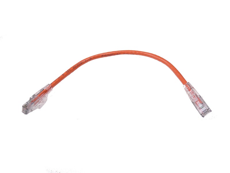 NTW 1 Ft. Lockable CAT6 Patented net-Lock RJ45 Ethernet Network Patch Cable (UTP), Snagless, ORANGE - Image 3