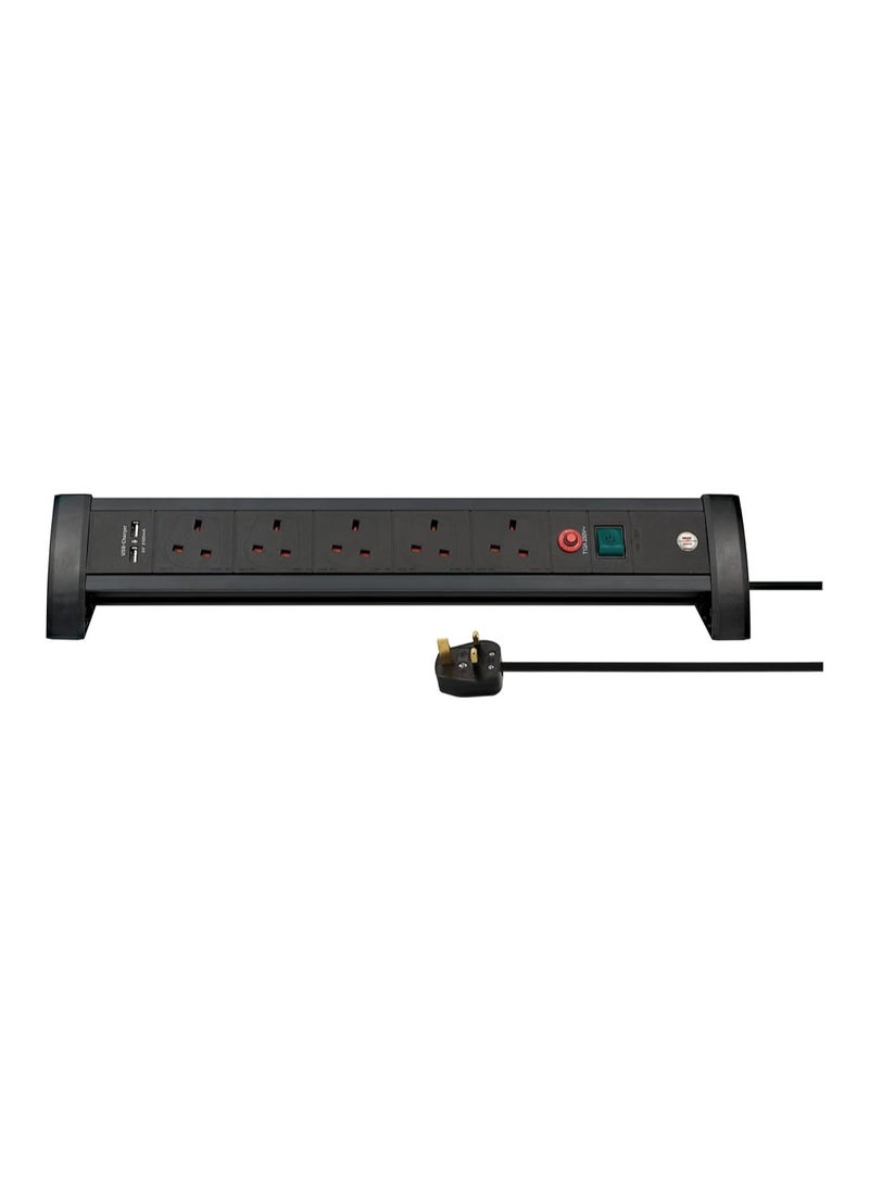Brennenstuhl Power Extension Cord 5 Sockets 2 Usb 3M 