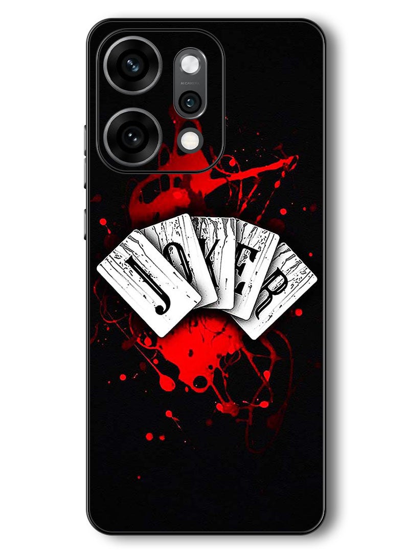 Theodor Case Compatible with Oppo Reno 14 Pro 6.83 Inch Protection Shockproof Bumper Cover Joker Cards - Image 1