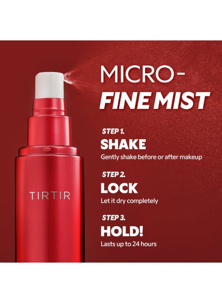 ترتر حل مشكلة تلطخ وثبات المكياج – بخاخ تثبيت المكياج TIRTIR Mask Fit Make-up Fixer لثبات طويل وتحكم بالزيوت - Image 4