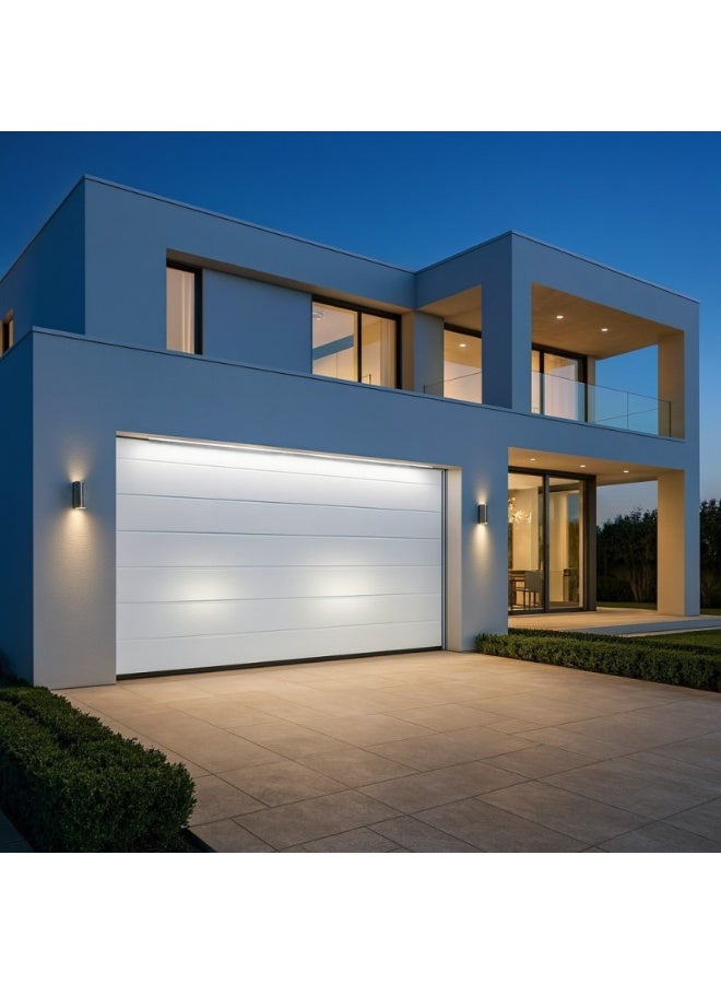 Motorized Sectional Garage Door 4.00m x 2.00m – 40mm Insulated Panels – Made in Europe – Aludoors Systems - Image 1