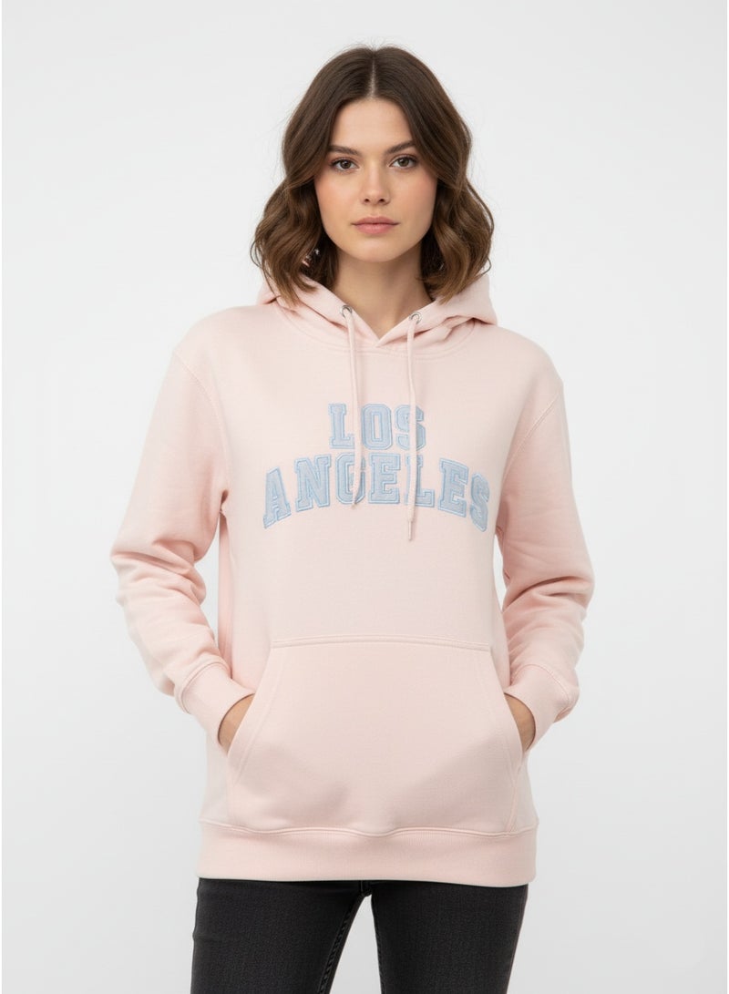Eighty Eight Brand Women’s “Los Angeles” Graphic Hoodie – Soft Cotton Blend Pullover Sweatshirt - Image 1
