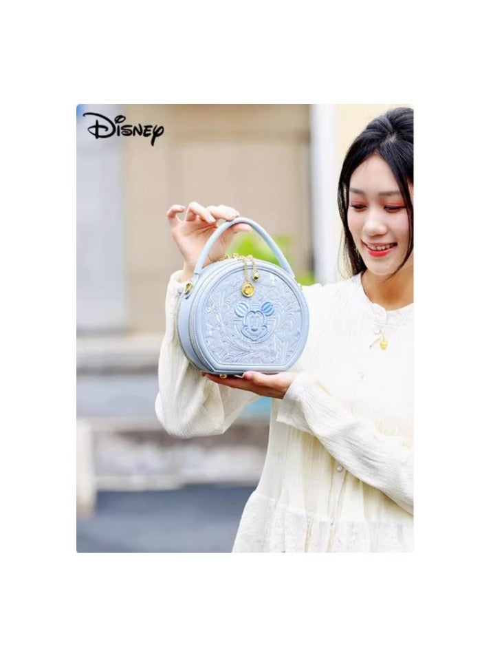 Disney Women's Handheld Single Shoulder Crossbody Commuter Embroidered Chinese Style Bag - Image 1