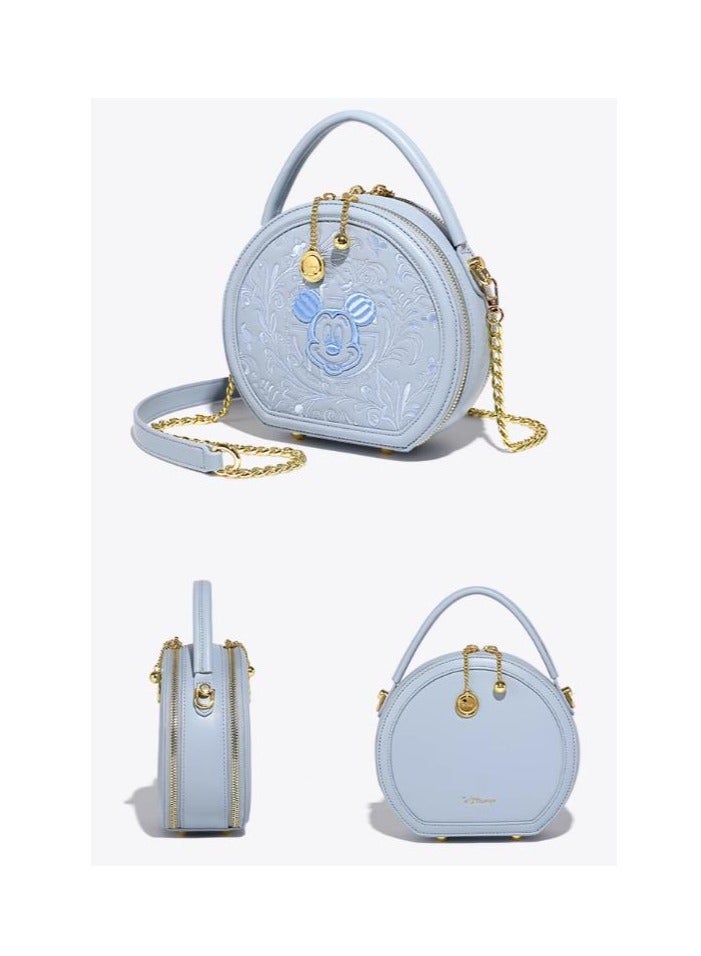 Disney Women's Handheld Single Shoulder Crossbody Commuter Embroidered Chinese Style Bag - Image 4