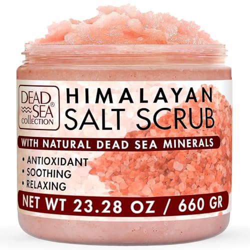 Dead Sea Collection Himalayan Salt Scrub â€“ Exfoliating Body Scrub for Women â€“ Moisturizing and Nourishing Skin â€“ with Pure Oils and Dead Sea Minerals (23.28 Oz) - Image 1