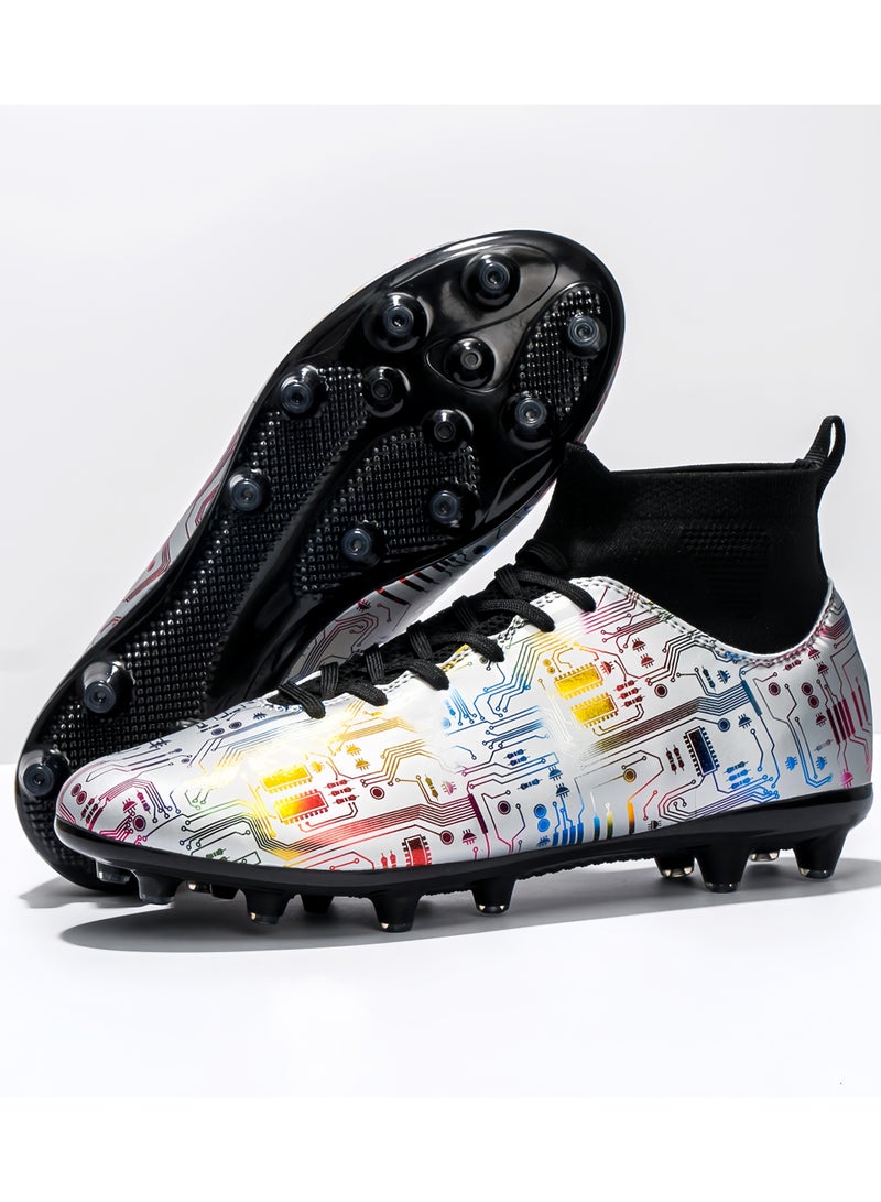 SKT Shiketro New Large Size Youth Adult Long Spike Football Shoes Special Training Shoes Indoor And Outdoor Sports Shoes  - Image 1