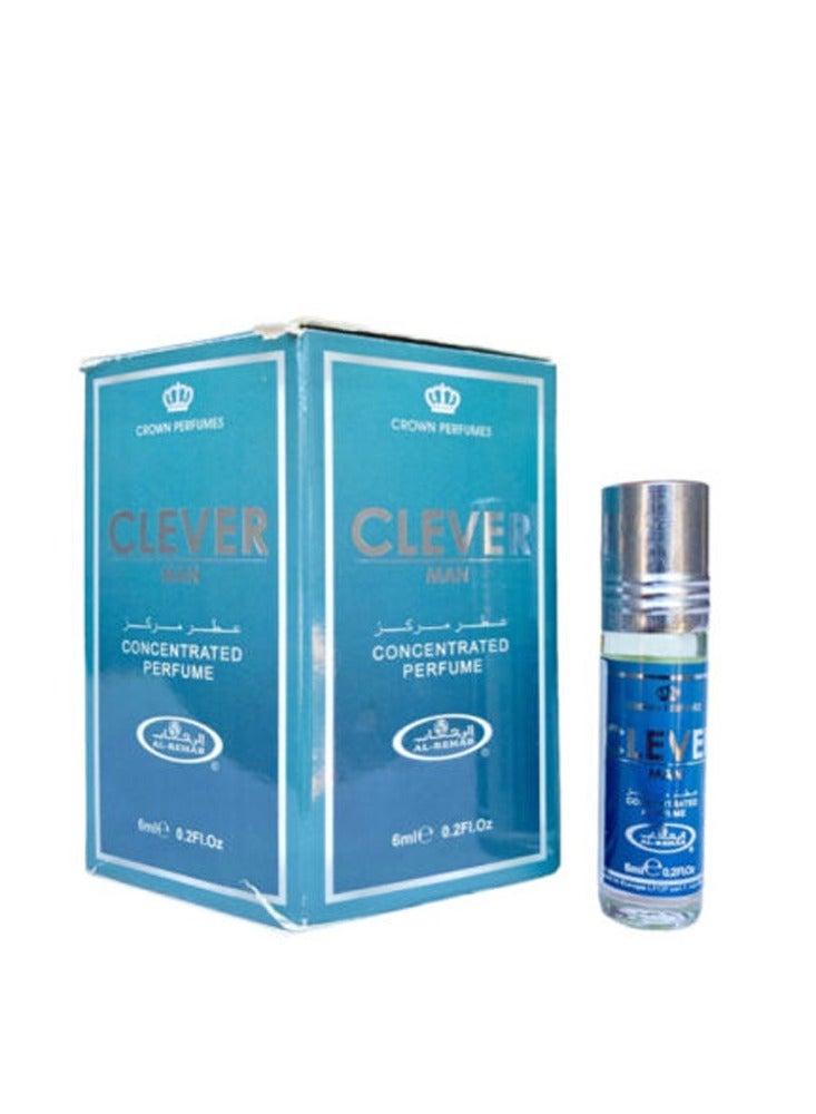 الرحاب للعطور الرحاب زيت عطري كليفر مان 6 مل (عبوة من 6 قطع) - Image 1
