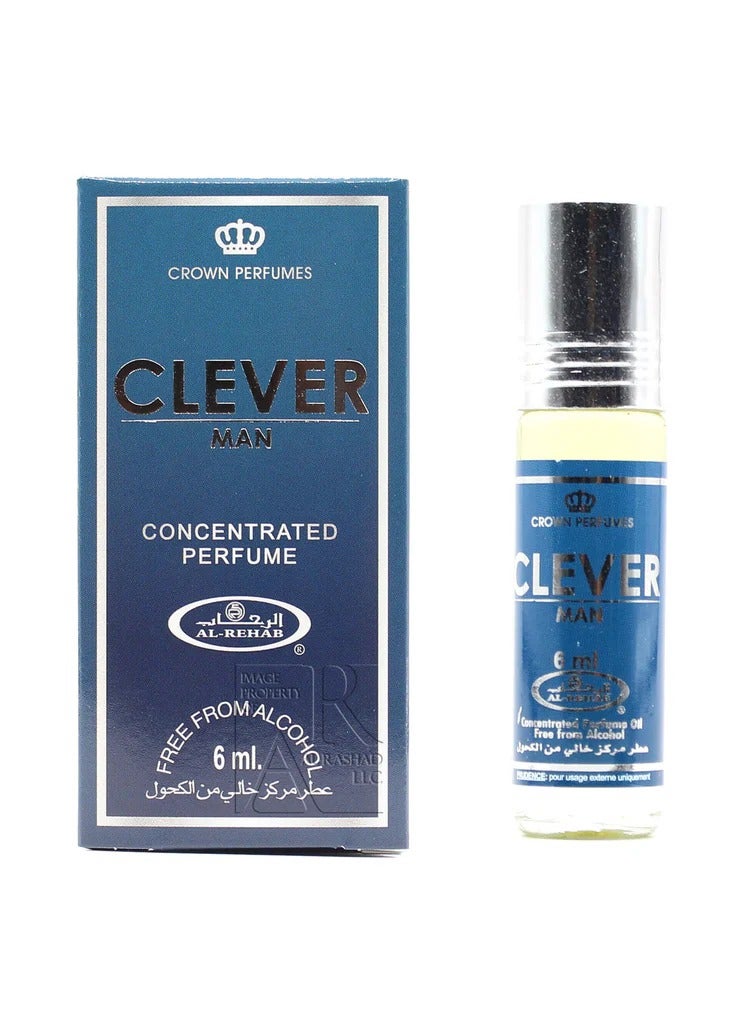 الرحاب للعطور الرحاب زيت عطري كليفر مان 6 مل (عبوة من 6 قطع) - Image 2