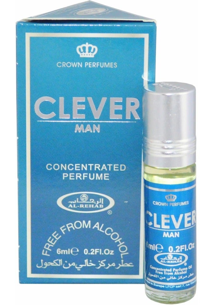 الرحاب للعطور الرحاب زيت عطري كليفر مان 6 مل (عبوة من 6 قطع) - Image 3
