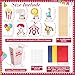 Weekgrat 12 Sets Circus Carnival Party Centerpieces Decorations Circus Theme Table Toppers with Popcorn Box Circus Carnival Cutouts and Sticks for Carnival Party Birthday Decor Supplies - Image 4