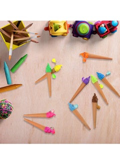 Excefore Ice Cream Pen Novelty Cute Ink Pen, 12 Pieces Assorted Color Summer Writing Pen for Kids School Supplies Party Favor (Cute Style)  - Image 3