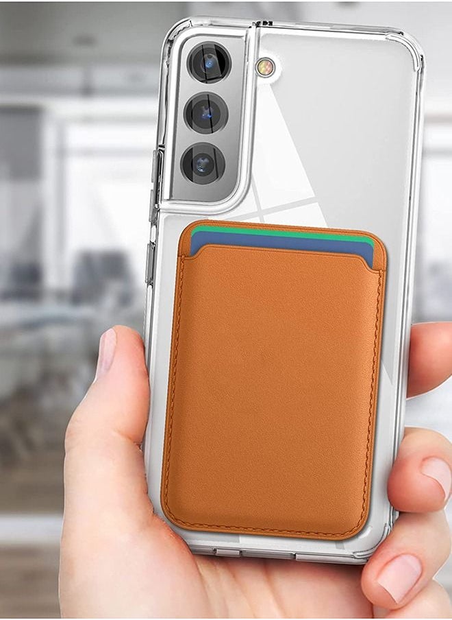 GROIC - Samsung Galaxy S22 Magnetic Clear Case 6.1 Inch,Slim Bumper Compatible with Magsafe Card Wallet& Wireless Charger, Screen & Camera Protection Shockproof Phone Case - Image 1