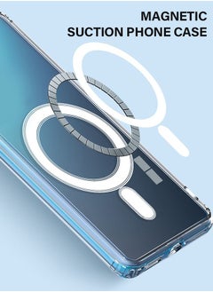 GROIC Samsung Galaxy S22 Magnetic Clear Case 6.1 Inch,Slim Bumper Compatible with Magsafe Card Wallet& Wireless Charger, Screen & Camera Protection Shockproof Phone Case  - Image 5