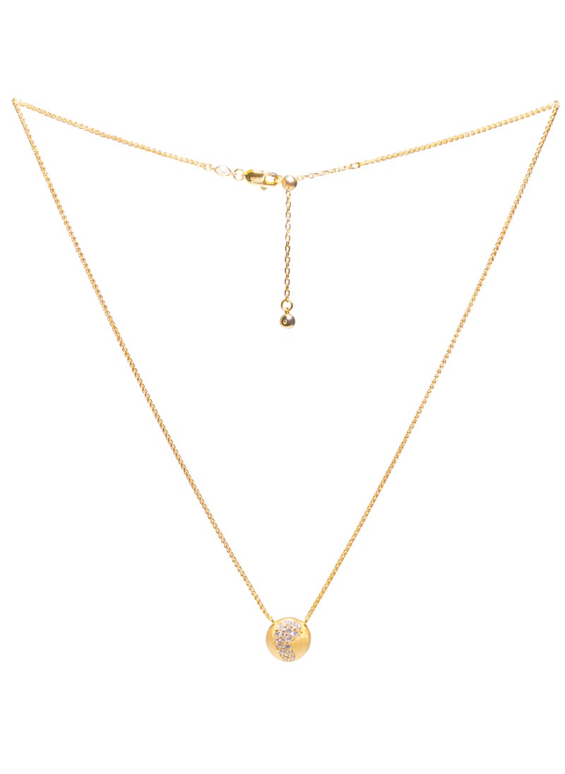 Generic Pendant Necklace with Cubic Zirconia Diamonds  - Image 2