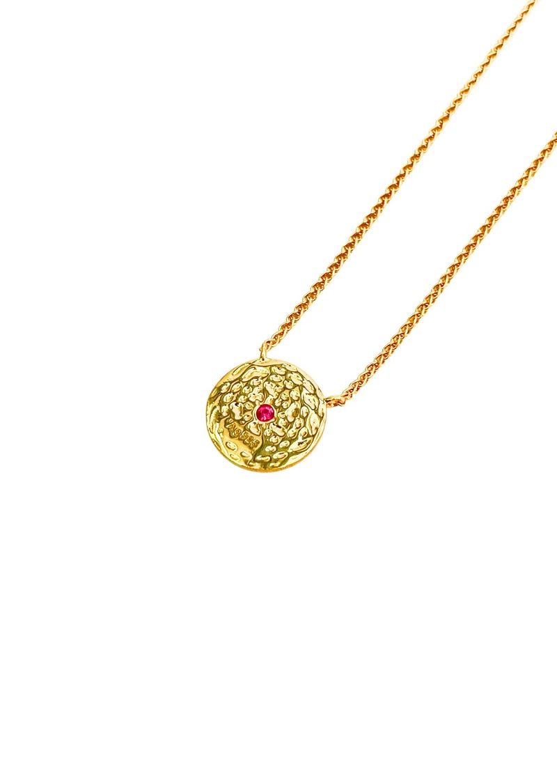 Jo Mavia Pendant Necklace with Cubic Zirconia Diamonds - Image 3