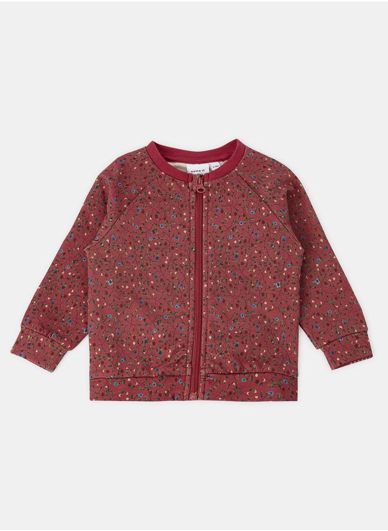 NAME IT - Kids Printed Zip-Up Cardigan - Image 1