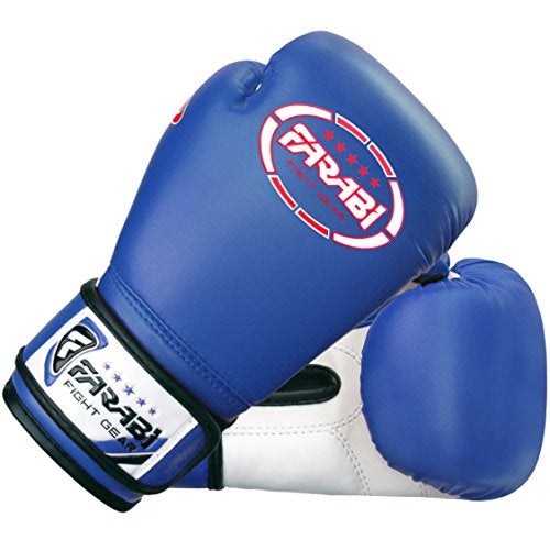Farabi Sports Kids Boxing Gloves 4, 6, 8-oz for Junior Youth Boys and Girls Training MMA Muay Thai & Punching Bag (Blue, 8-oz) - Image 5