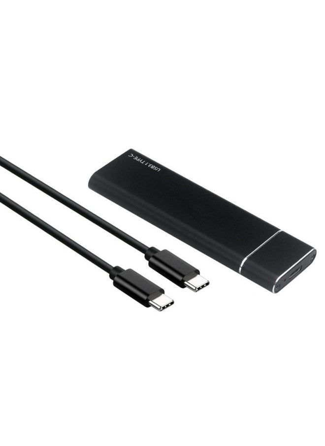 ماركة غير محددة صندوق محرك الأقراص الصلبة المحمول SSD SATA Protocol USB 3.1 من النوع C إلى SSD SATA M.2 - اللون: Tn02 فضي a-c  - Image 3