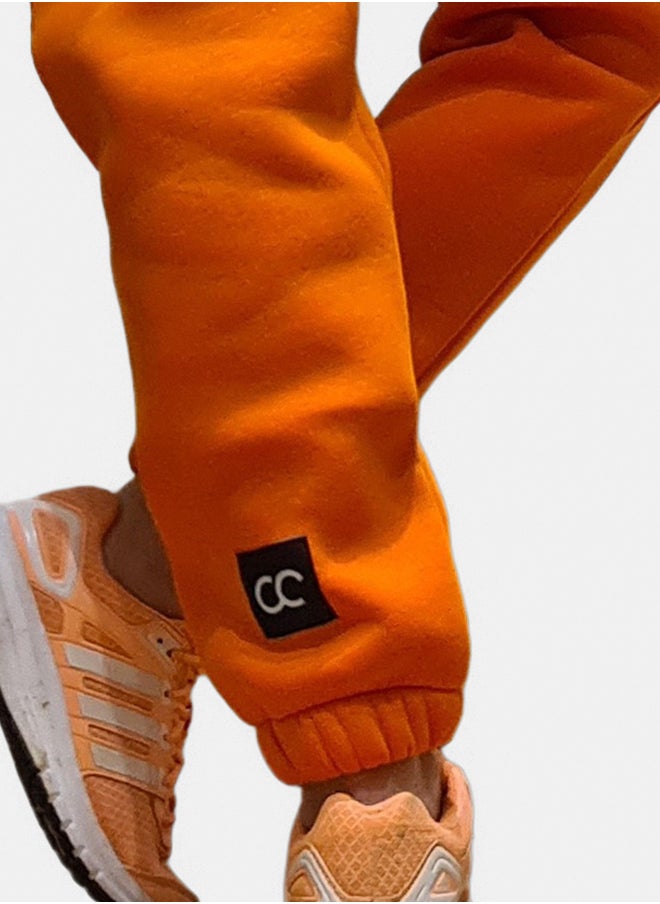 Basic Cotton Joggers Sweatpants Popping Orange - pzsku/Z4C614542DFAECD0E4062Z/45/_/1736678004/73e5cd70-46ee-4b33-aecf-d7e8ad918148