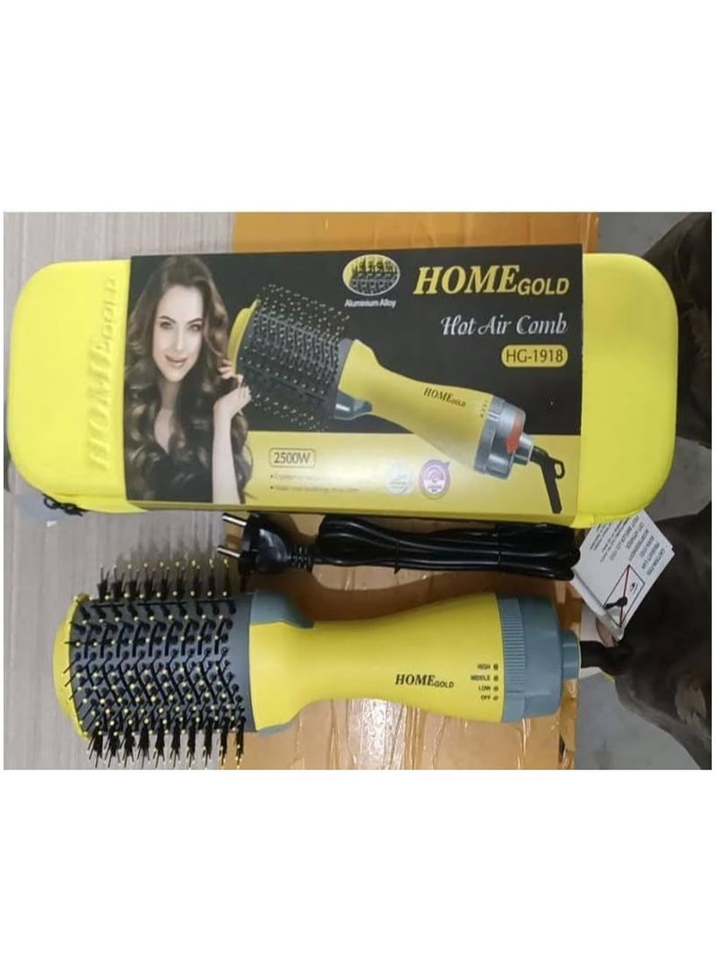 هوم جولد فرشاة تجفيف الشعر 2500  واط من هوم جولد لتصفيف الشعر الجاف والرطب HG-1918 - Image 5